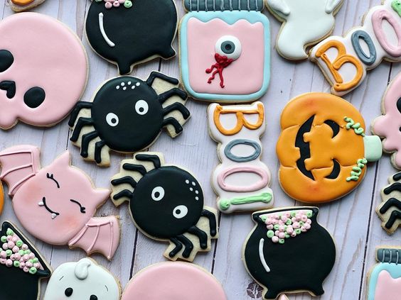 Halloween kakor: sugar cookies recept