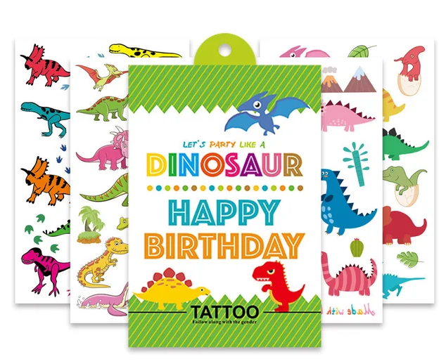 gnuggisar barntatueringar dinosaurier