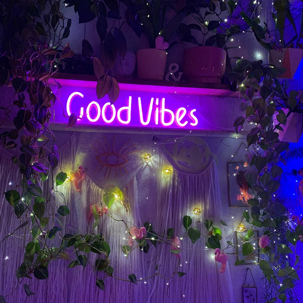 Neonlampa good vibes