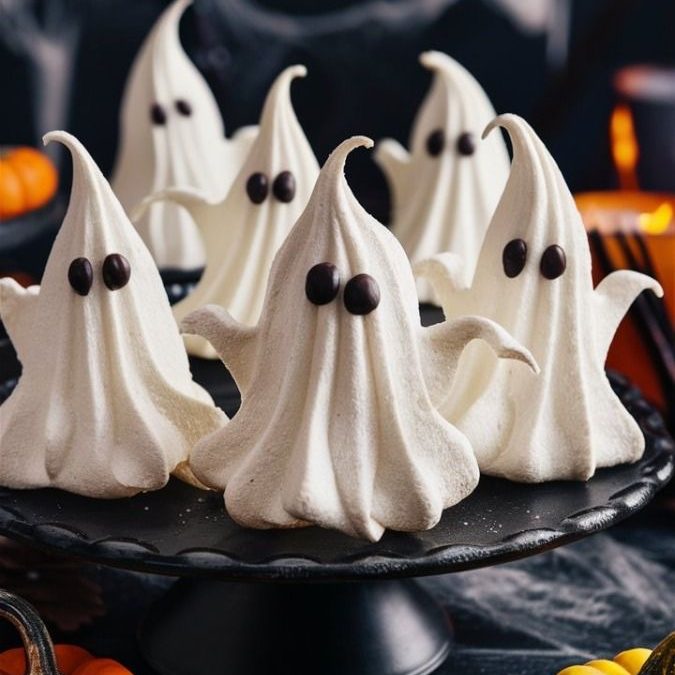 Marängspöken: Spökande smarrigt Halloween recept